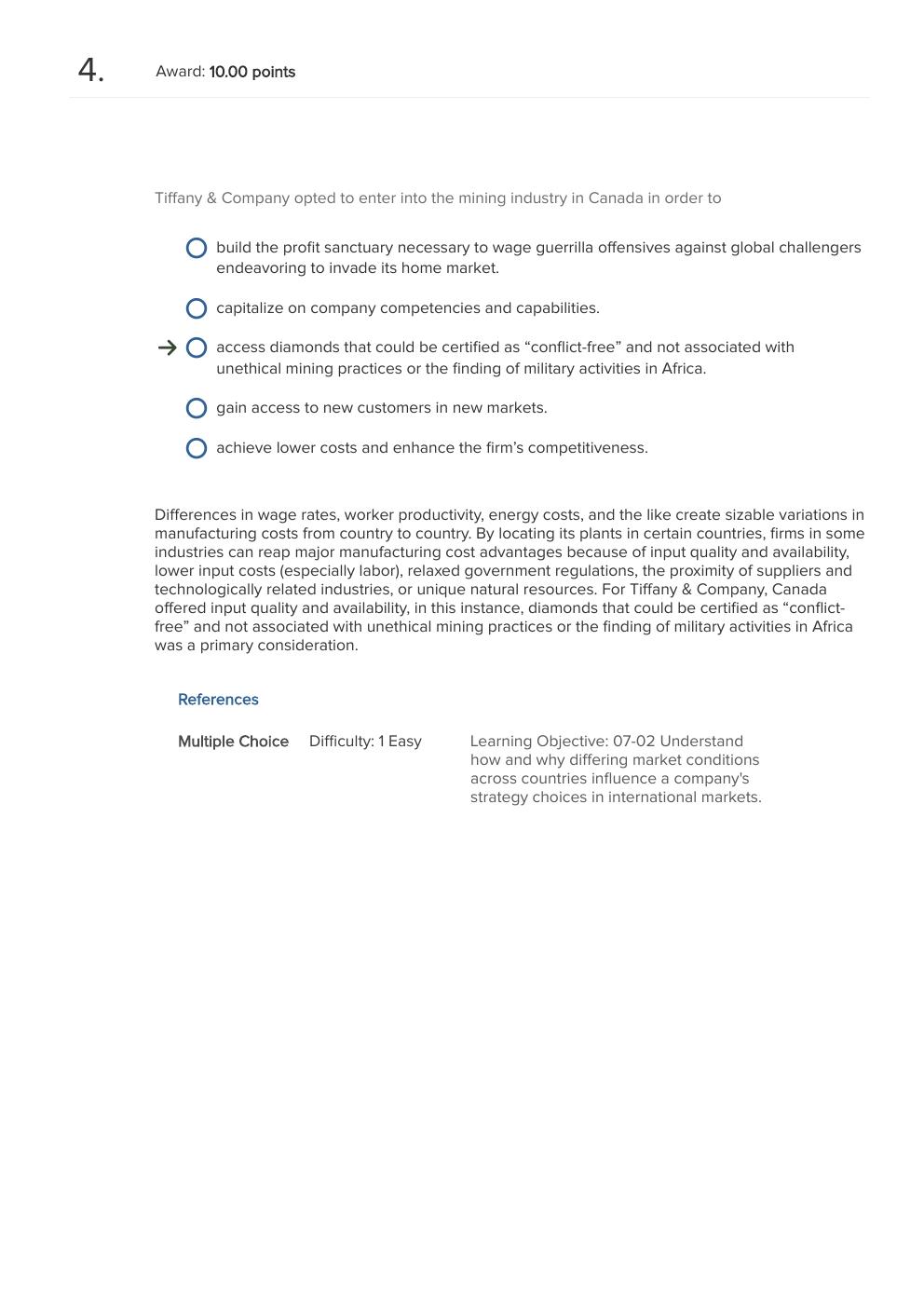 Preview page 4 of Test Bank Crafting & Executing Strategy 2024 Release by Thompson | Chap 7 to 12