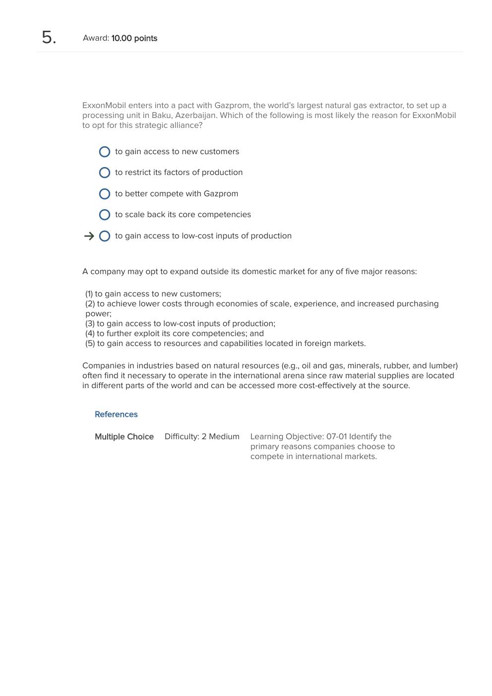 Preview page 5 of Test Bank Crafting & Executing Strategy 2024 Release by Thompson | Chap 7 to 12