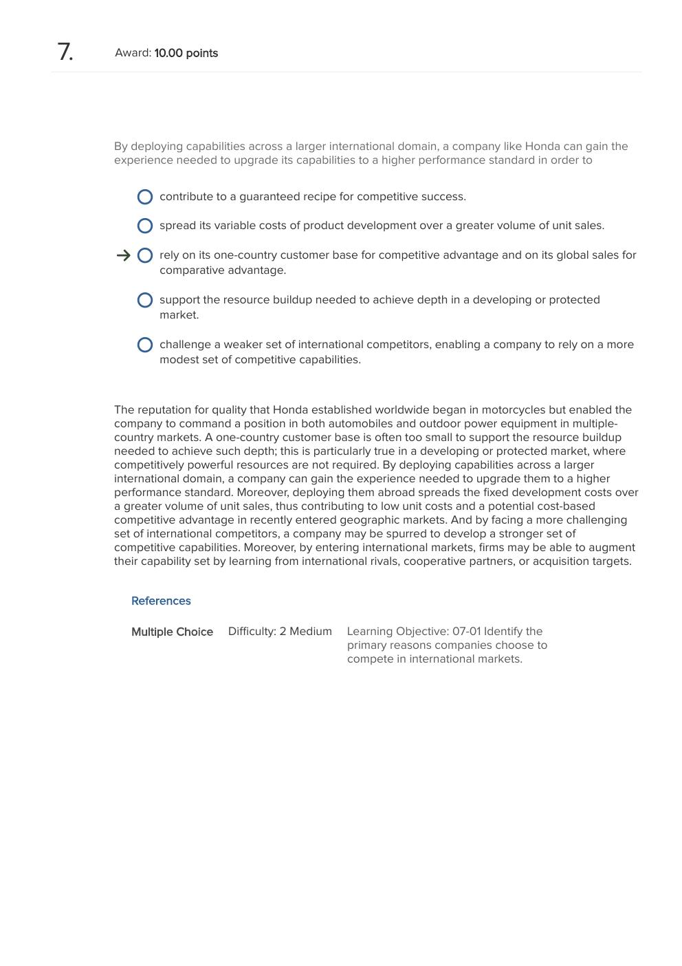 Preview page 7 of Test Bank Crafting & Executing Strategy 2024 Release by Thompson | Chap 7 to 12