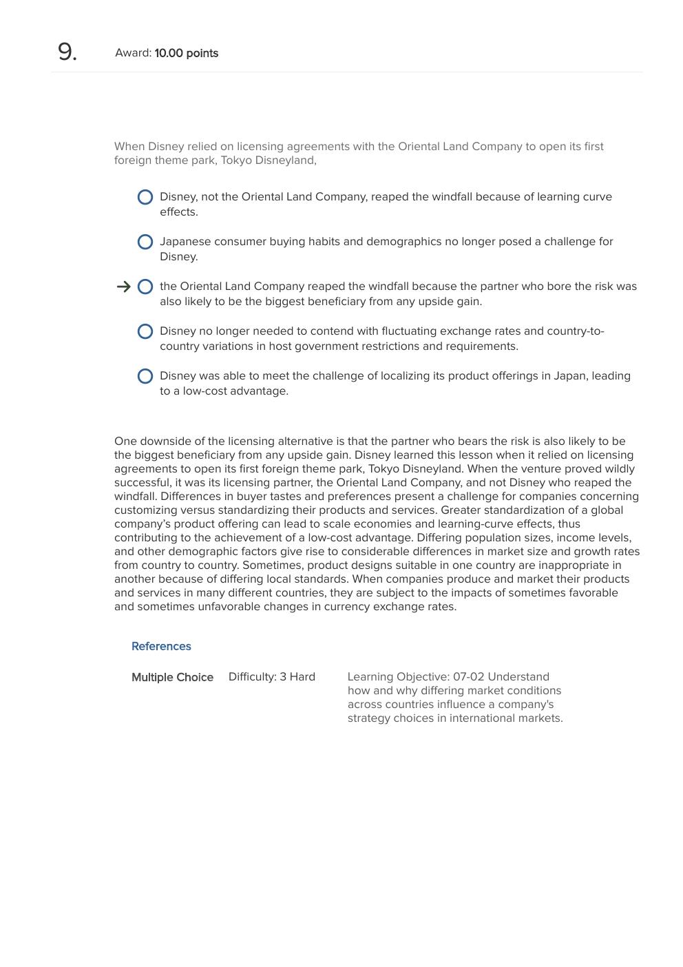 Preview page 9 of Test Bank Crafting & Executing Strategy 2024 Release by Thompson | Chap 7 to 12