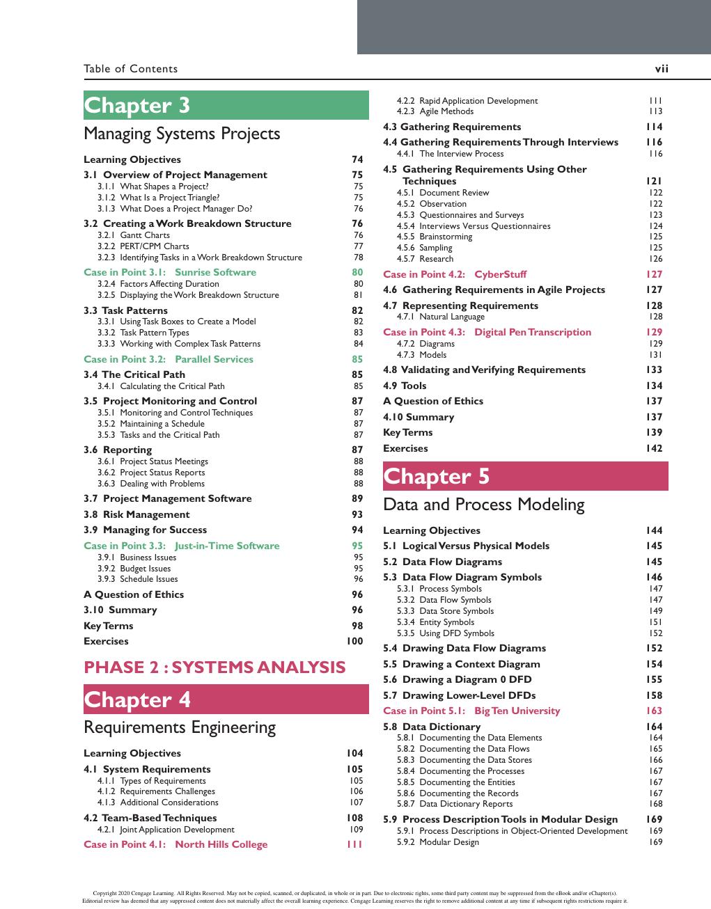 Preview page 6 of Systems Analysis and Design 12th Edition By Scott Tilley