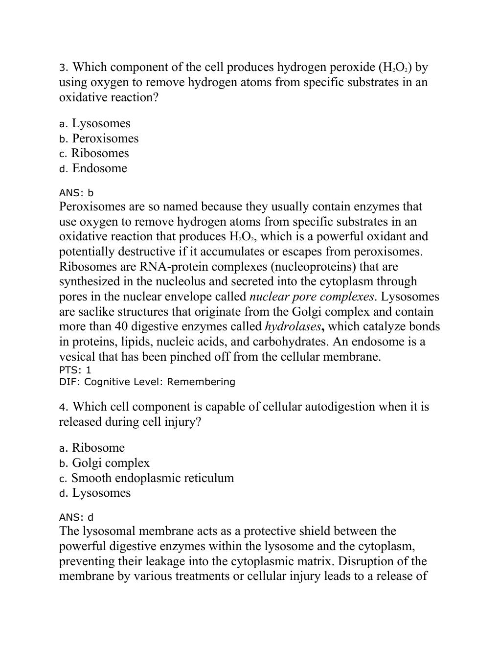 Preview page 2 of Test Bank for McCance & Huether’s Pathophysiology, 9th Edition by Julia Rogers