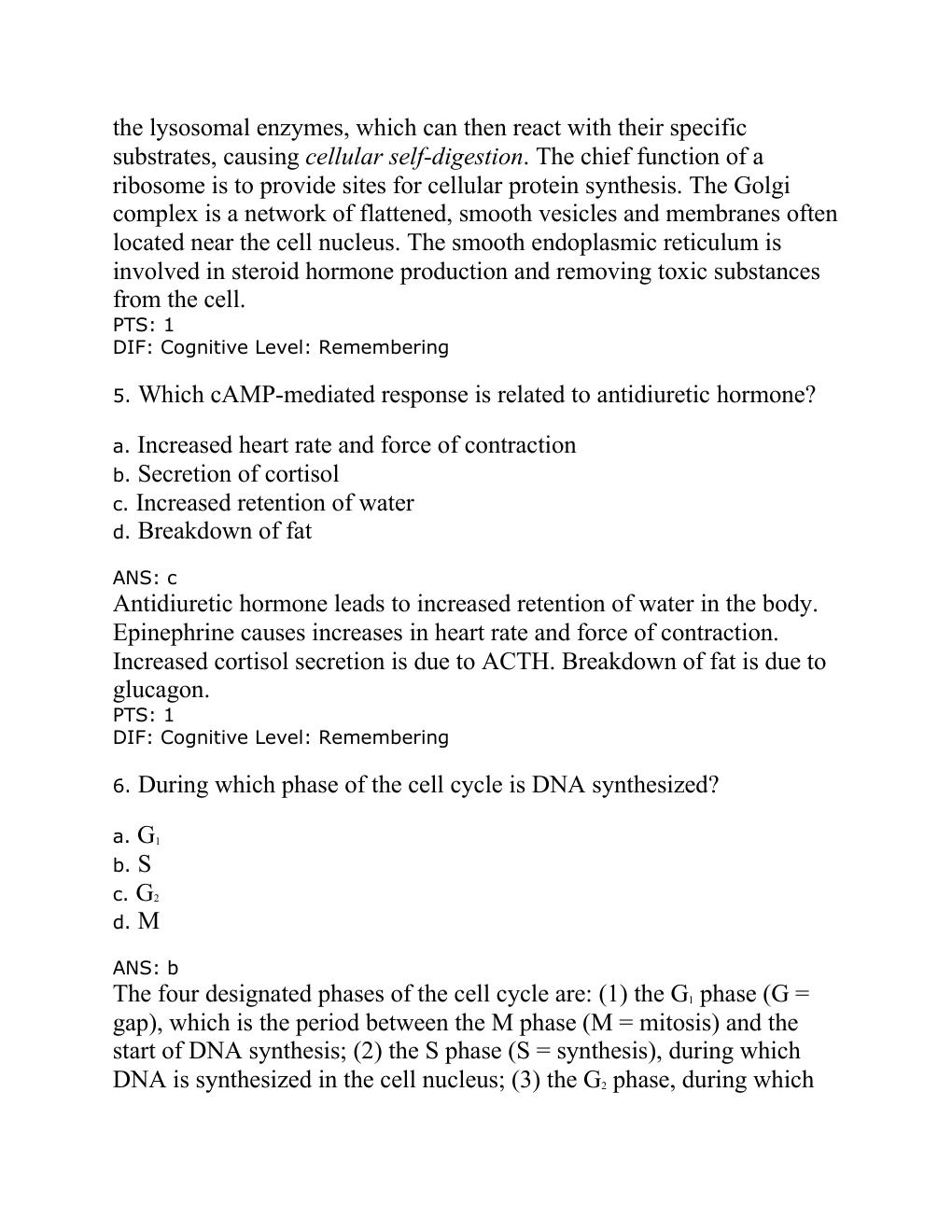 Preview page 3 of Test Bank for McCance & Huether’s Pathophysiology, 9th Edition by Julia Rogers