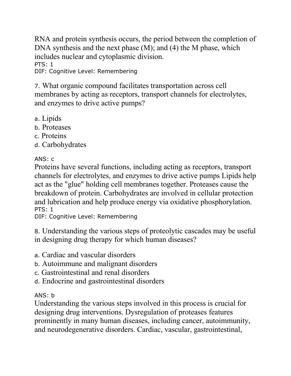 Preview page 4 of Test Bank for McCance & Huether’s Pathophysiology, 9th Edition by Julia Rogers