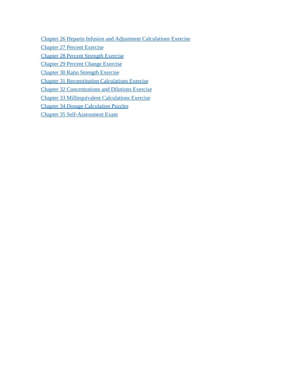 Preview page 5 of [EBOOK]Dosage Calculations for Nursing;Master Dosage Calculations the safe & easy way Without Formulas