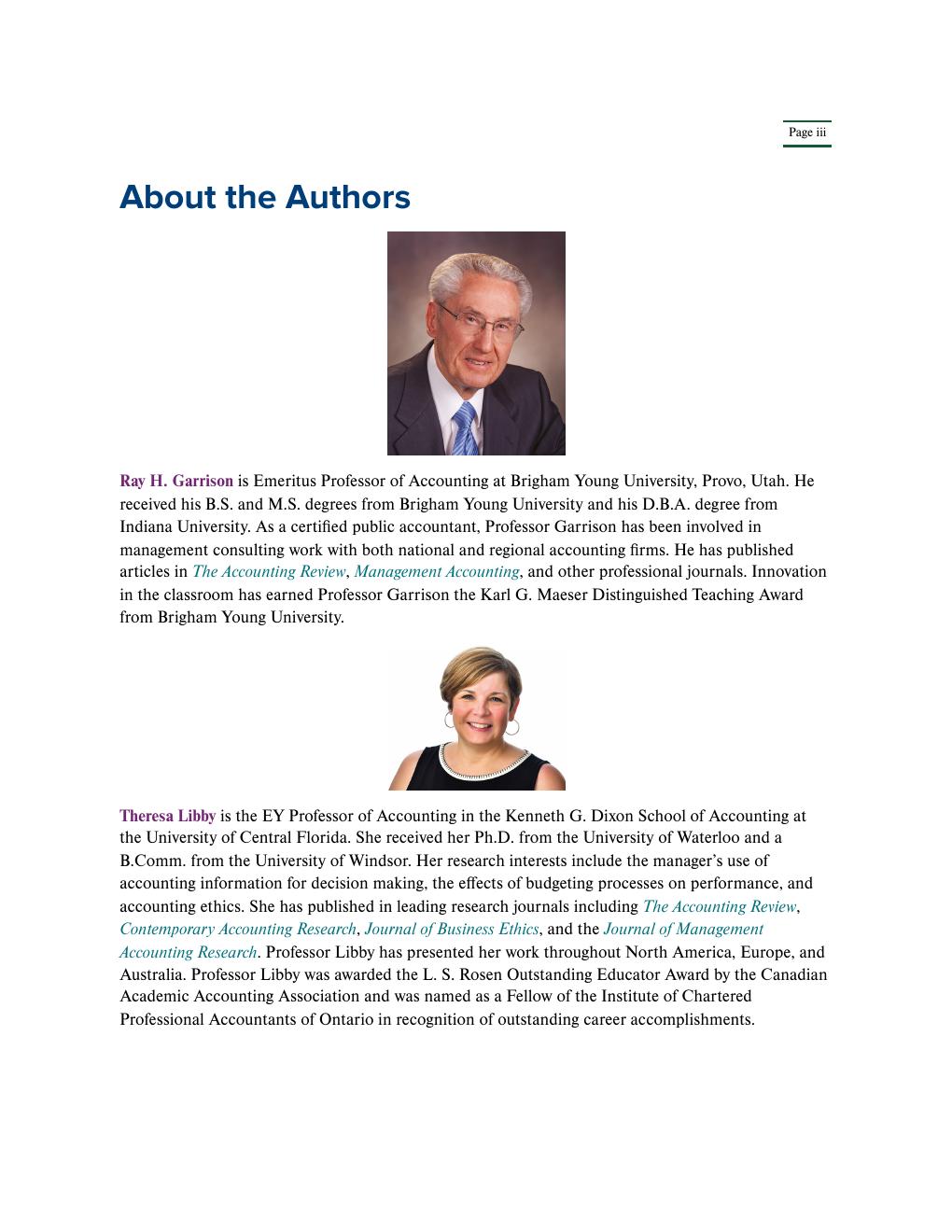 Preview page 4 of Managerial Accounting Thirteenth Edition Garrison, Libby, Webb