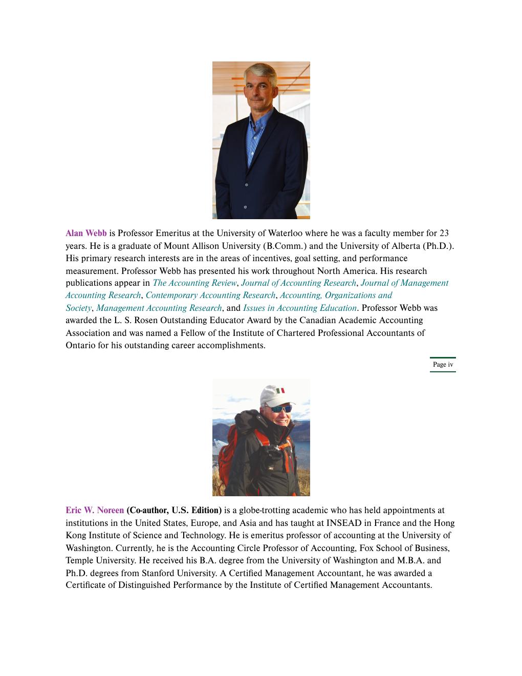 Preview page 5 of Managerial Accounting Thirteenth Edition Garrison, Libby, Webb