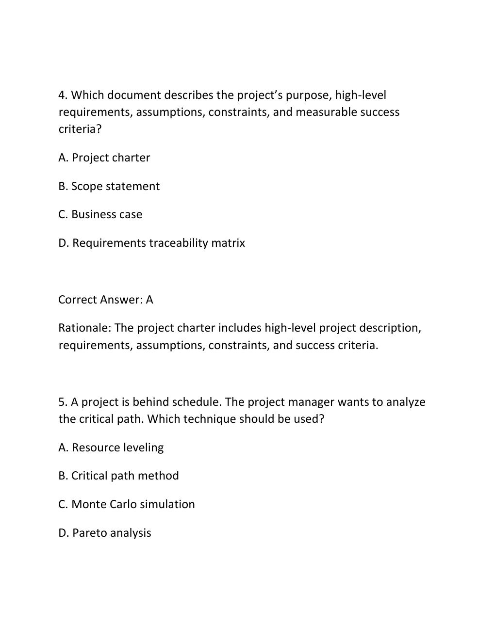 Preview page 3 of PMP EXAM SIMULATOR EXAM PRACTICE QUESTIONS AND CORRECT ANSWERS