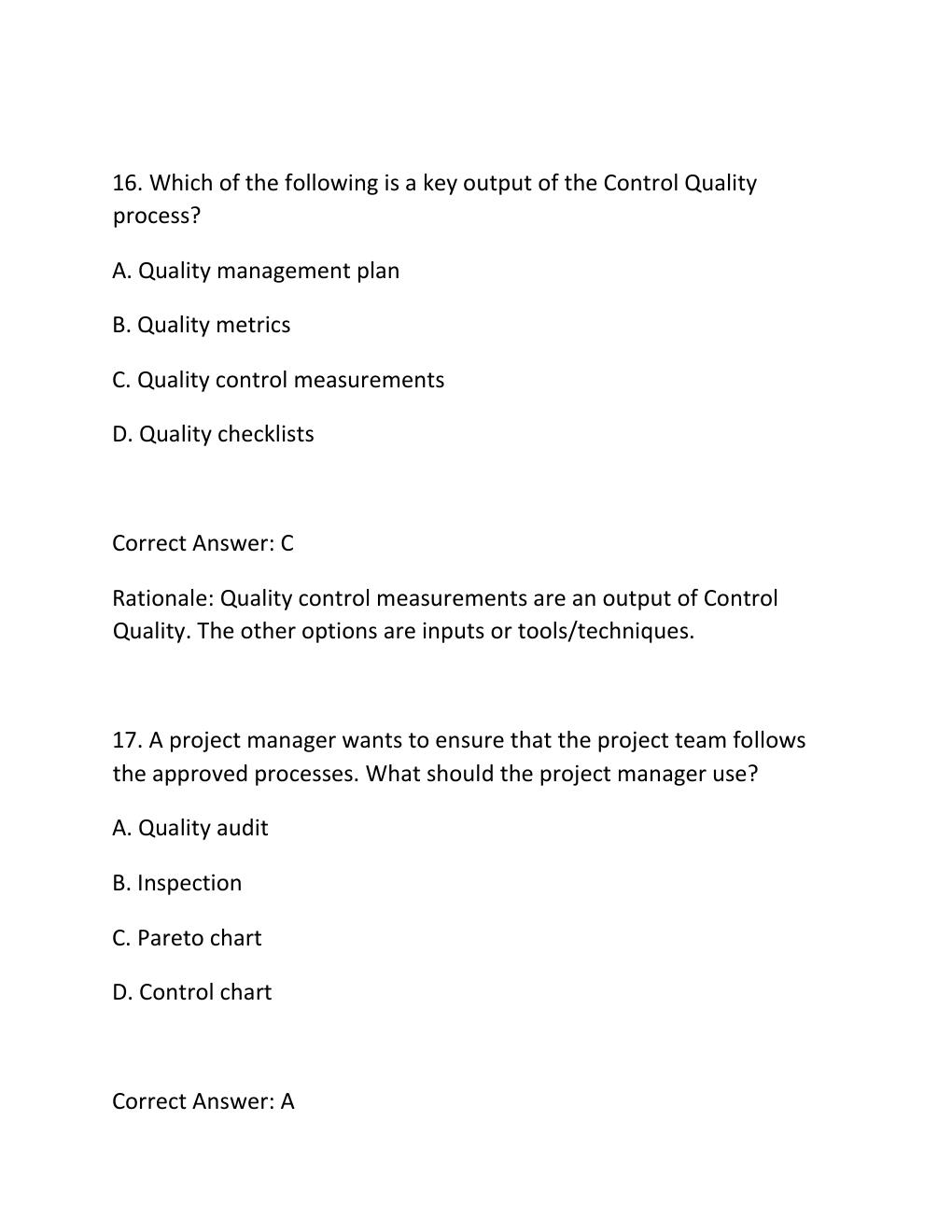 Preview page 10 of PMP EXAM SIMULATOR EXAM PRACTICE QUESTIONS AND CORRECT ANSWERS