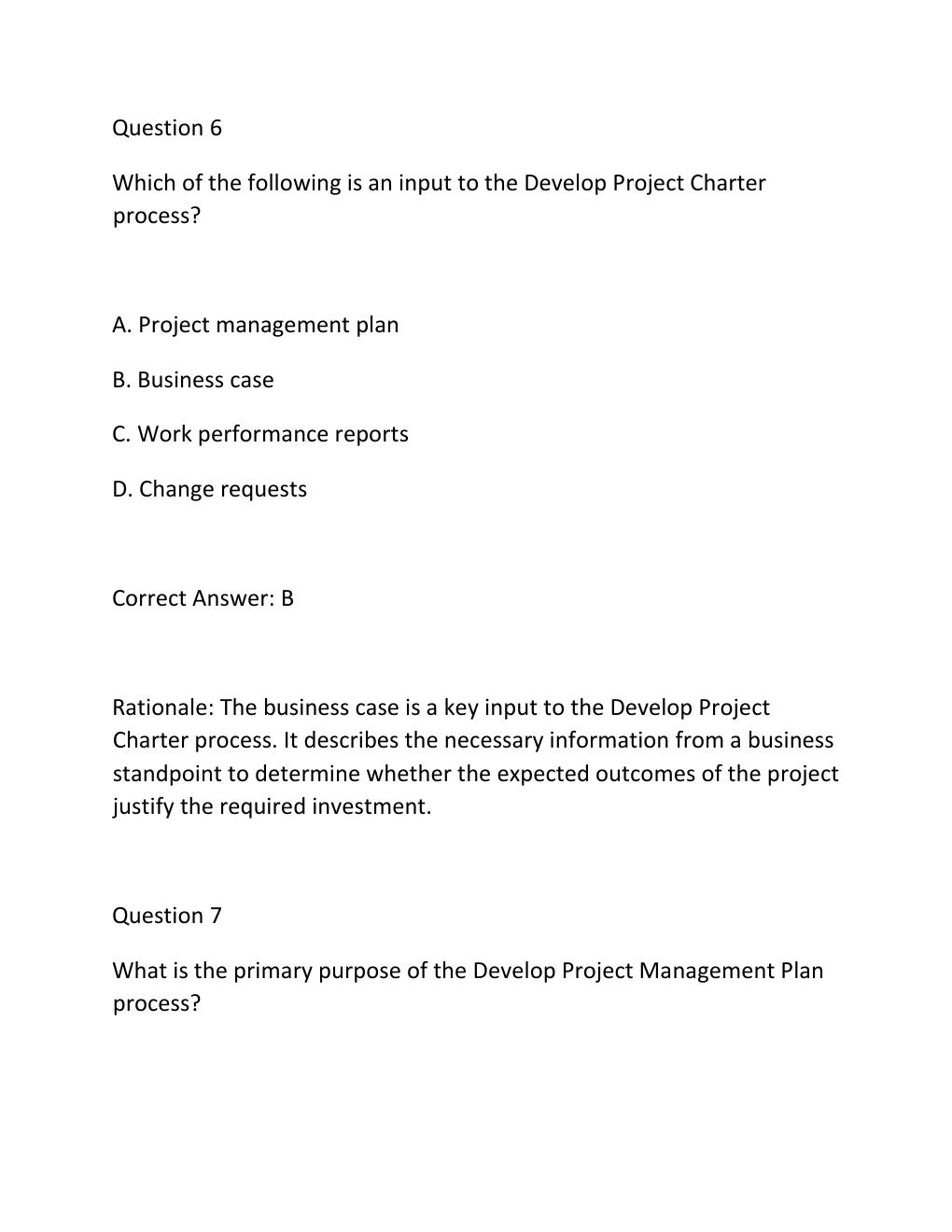 Preview page 5 of PROJECT INTEGRATION CERTIFICATION EXAM PRACTICE QUESTIONS AND CORRECT ANSWERS