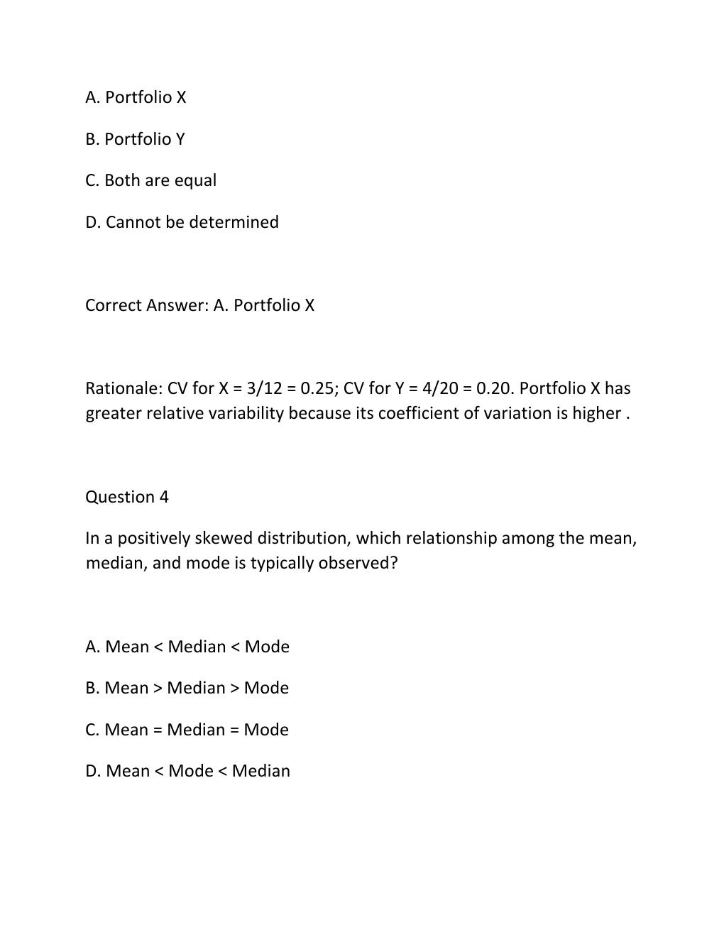 Preview page 3 of QMB 3200 FINAL EXAM PRACTICE QUESTIONS AND CORRECT ANSWERS