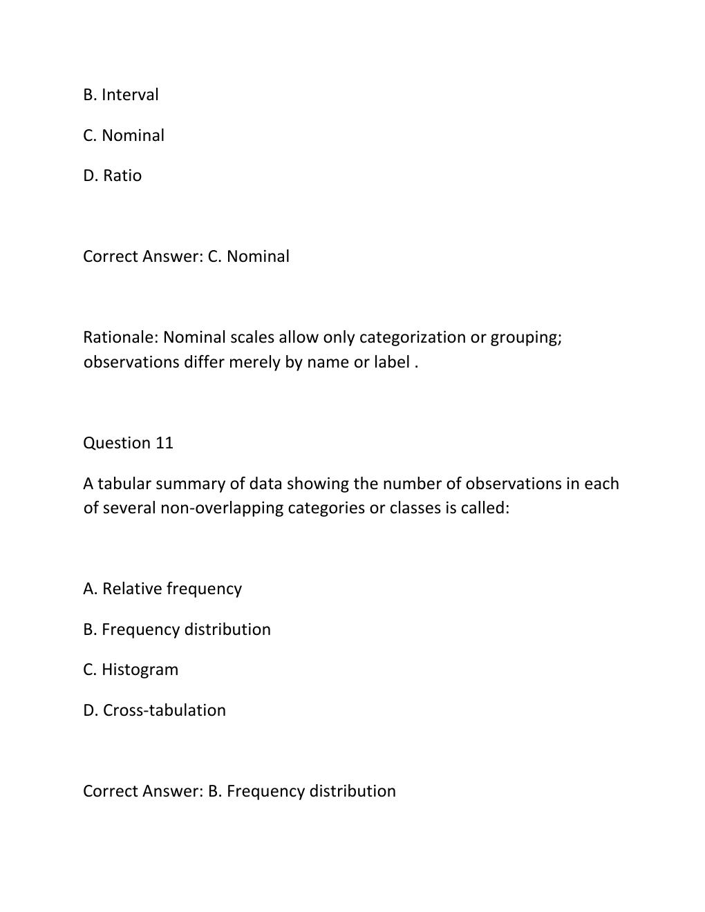 Preview page 8 of QMB 3200 FINAL EXAM PRACTICE QUESTIONS AND CORRECT ANSWERS