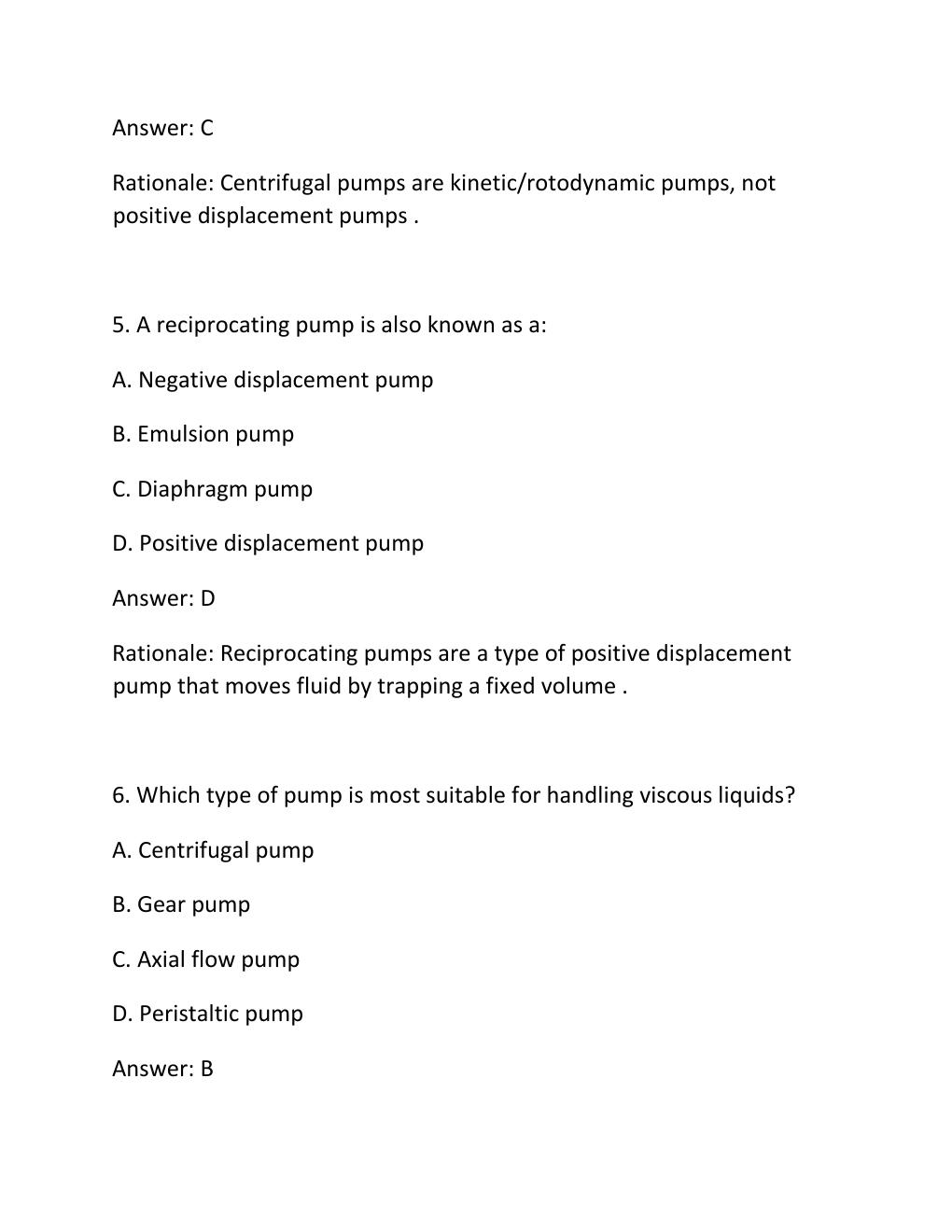 Preview page 3 of PUMP AND PUMPING SYSTEMS CERTIFICATION EXAM PRACTICE QUESTIONS AND CORRECT ANSWERS