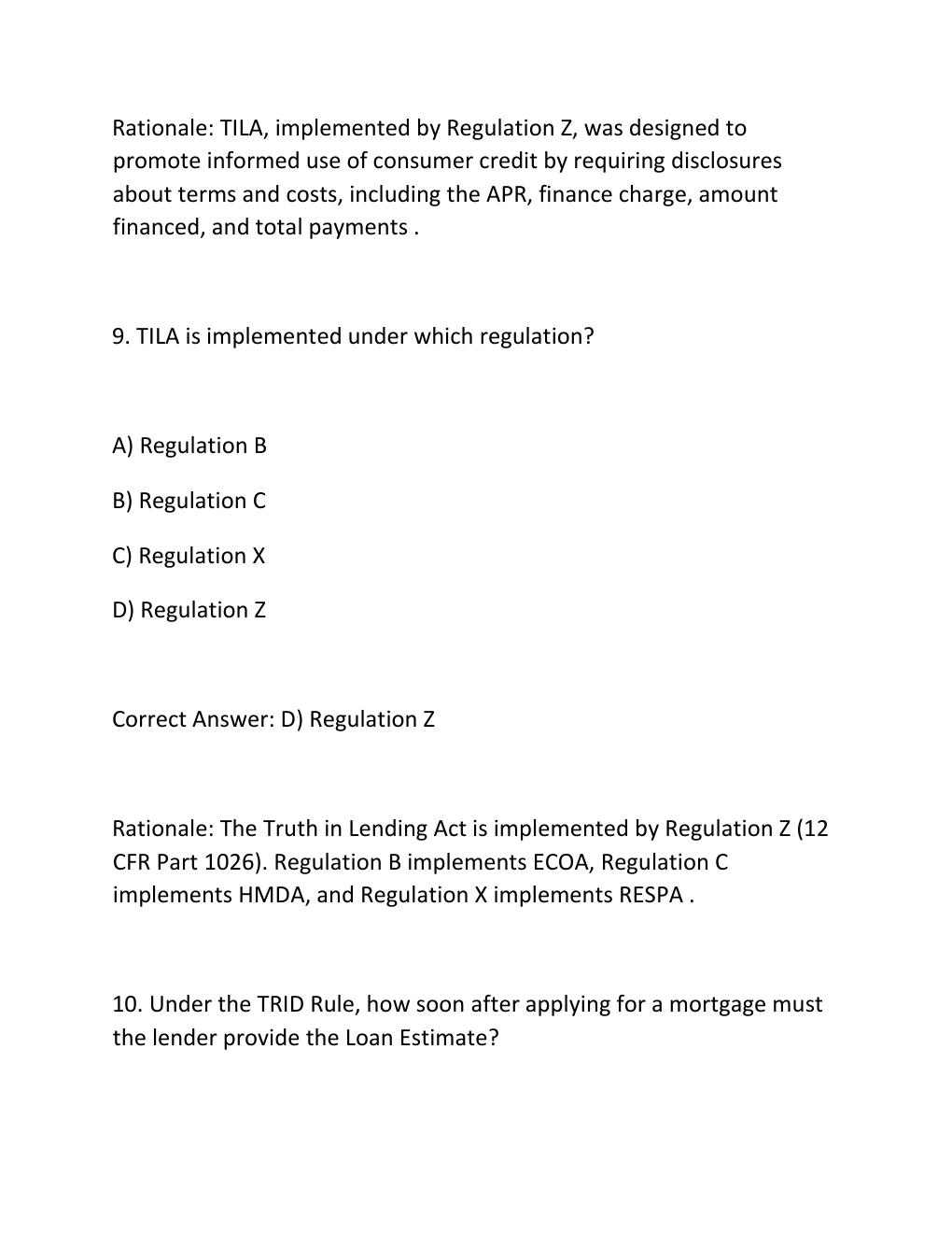Preview page 7 of SAFE MLO PRACTICE EXAM PRACTICE QUESTIONS AND CORRECT ANSWERS