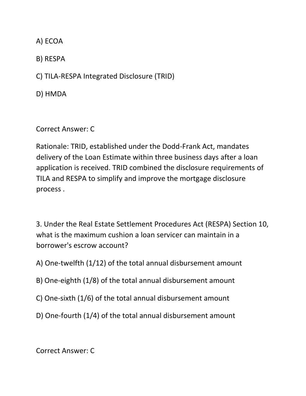 Preview page 2 of SAFE MLO RETEST EXAM PRACTICE QUESTIONS AND CORRECT ANSWERS