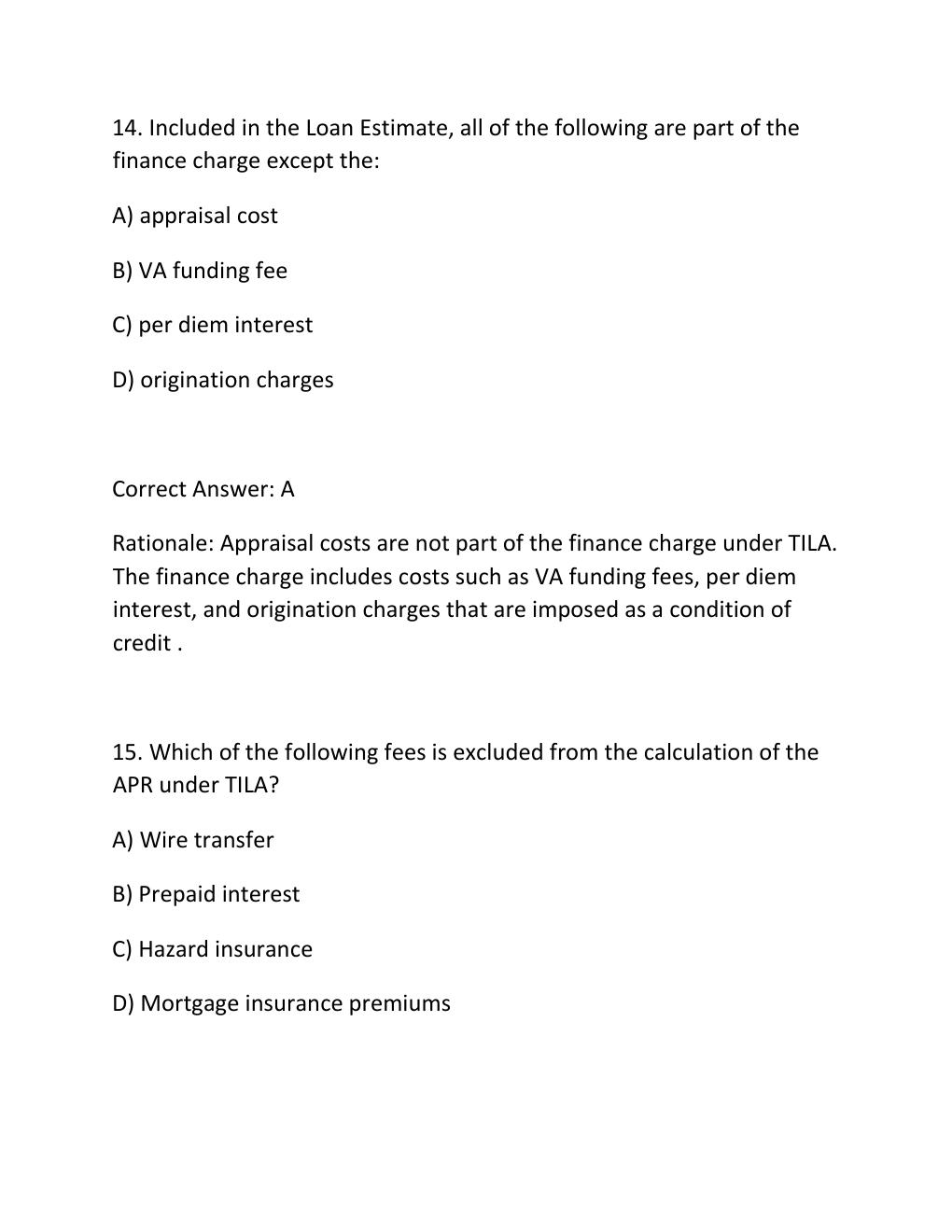 Preview page 10 of SAFE MLO RETEST EXAM PRACTICE QUESTIONS AND CORRECT ANSWERS