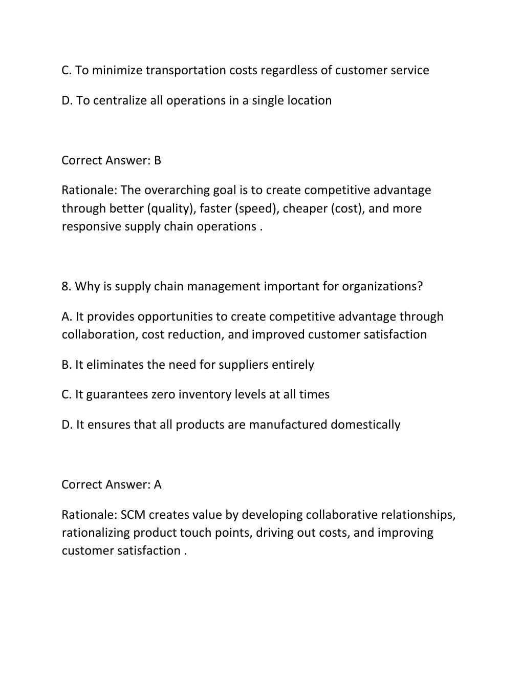 Preview page 5 of SCMN 2150 EXAM 1 PRACTICE QUESTIONS AND CORRECT ANSWERS