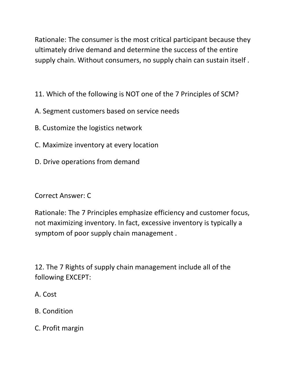 Preview page 7 of SCMN 2150 EXAM 1 PRACTICE QUESTIONS AND CORRECT ANSWERS