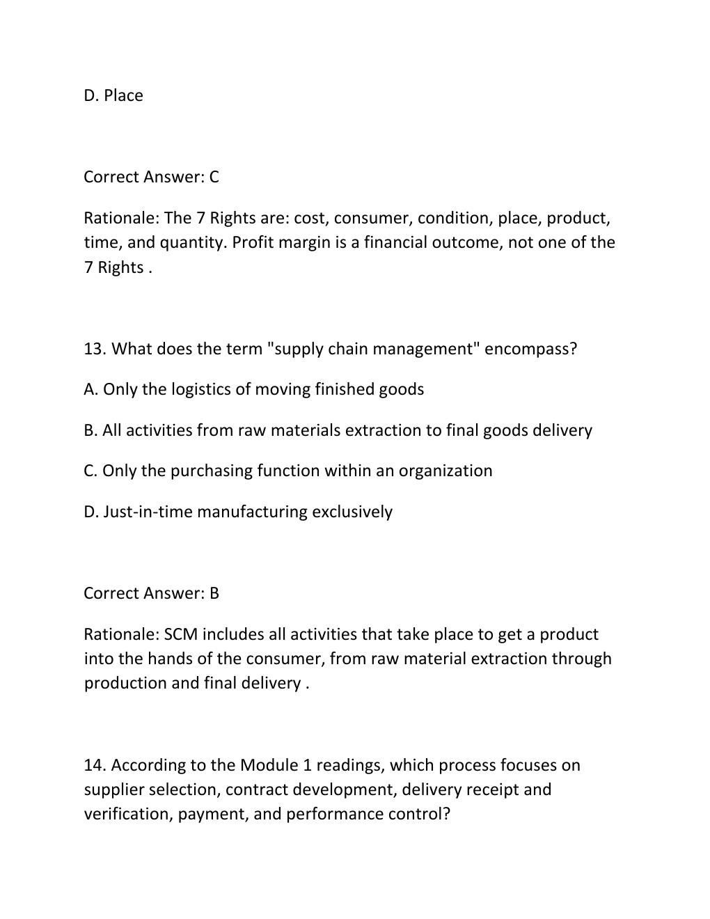 Preview page 8 of SCMN 2150 EXAM 1 PRACTICE QUESTIONS AND CORRECT ANSWERS