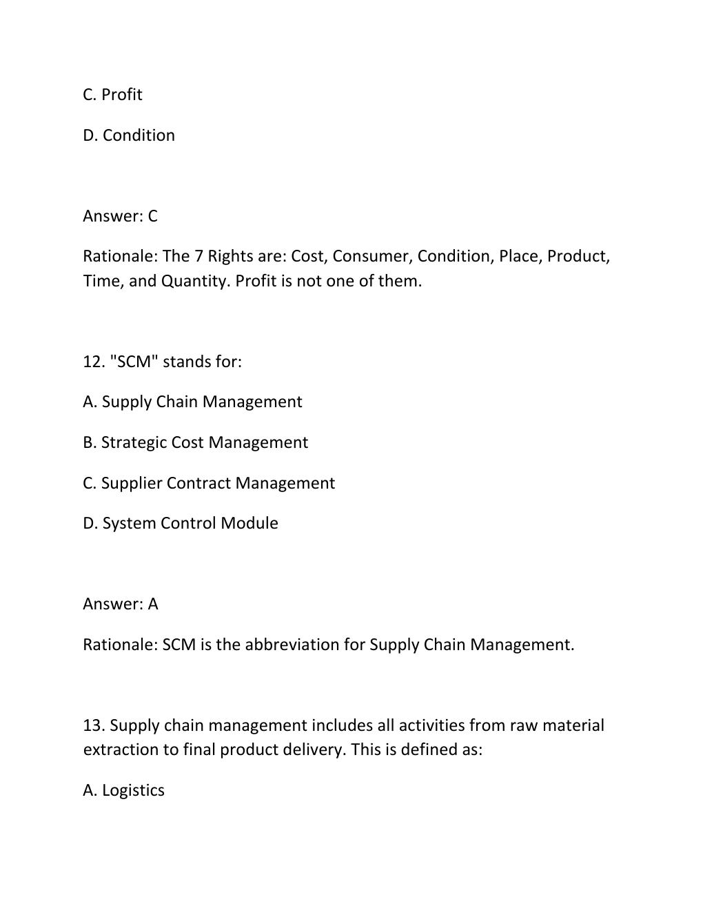 Preview page 7 of SCMN 2150 MOCK EXAM PRACTICE QUESTIONS AND CORRECT ANSWERS