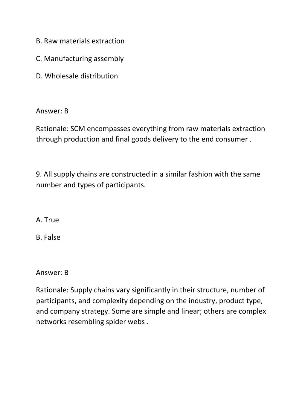 Preview page 6 of SCMN 2150 MODULE 1 ASSESSMENT EXAM PRACTICE QUESTIONS AND CORRECT ANSWERS