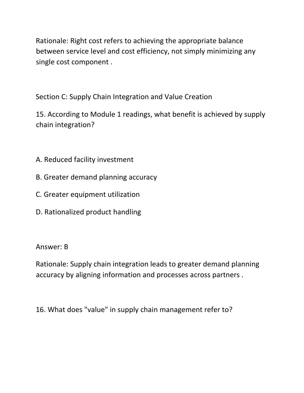 Preview page 10 of SCMN 2150 MODULE 1 ASSESSMENT EXAM PRACTICE QUESTIONS AND CORRECT ANSWERS