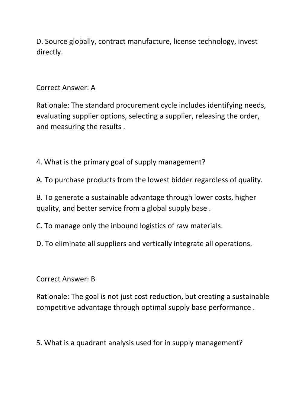 Preview page 3 of SCMN 2150 MODULE 5 ASSESSMENT EXAM PRACTICE QUESTIONS AND CORRECT ANSWERS