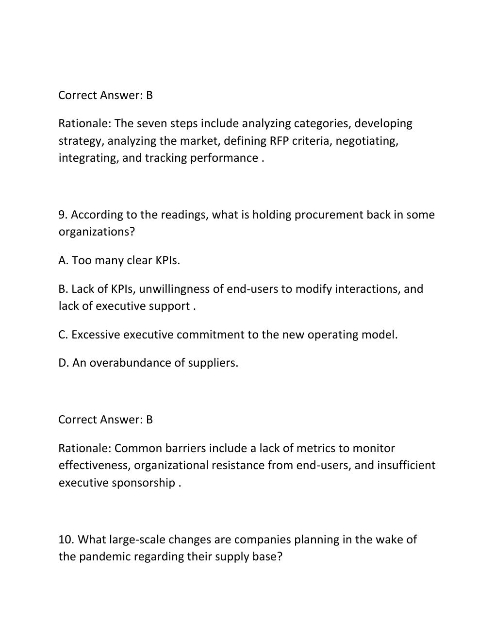 Preview page 6 of SCMN 2150 MODULE 5 ASSESSMENT EXAM PRACTICE QUESTIONS AND CORRECT ANSWERS