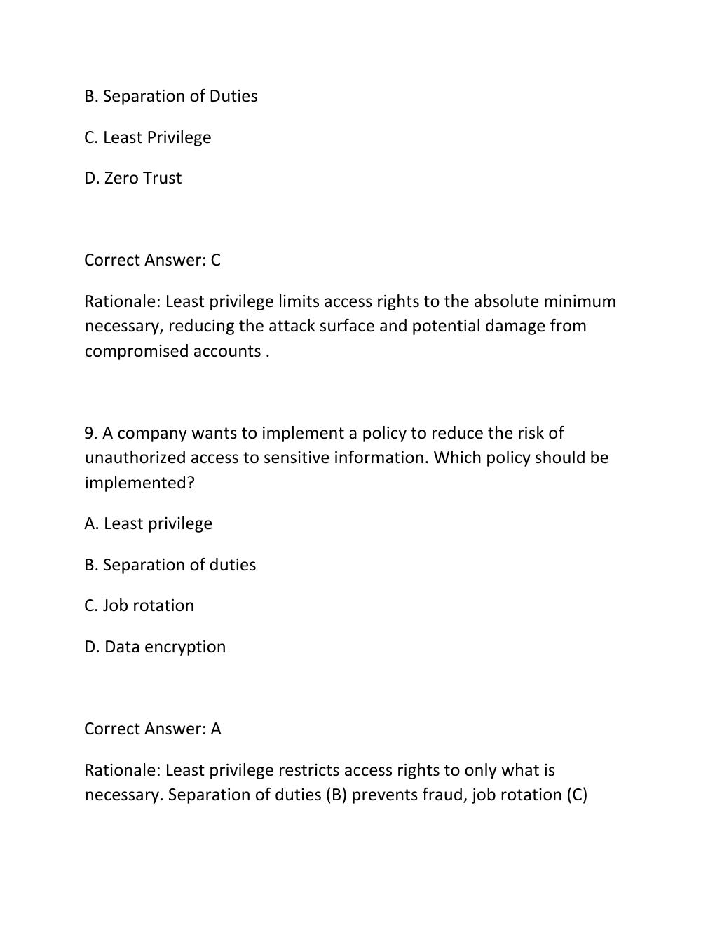 Preview page 6 of WGU D488 CYBERSECURITY ARCHITECTURE AND ENGINEERING WESTERN GOVERNORS UNIVERSITY FINAL COMPREHENSIVE EXAM QUESTIONS AND