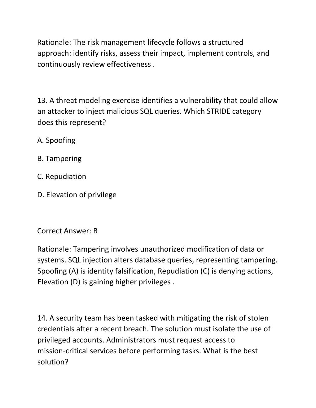 Preview page 9 of WGU D488 CYBERSECURITY ARCHITECTURE AND ENGINEERING WESTERN GOVERNORS UNIVERSITY FINAL COMPREHENSIVE EXAM QUESTIONS AND