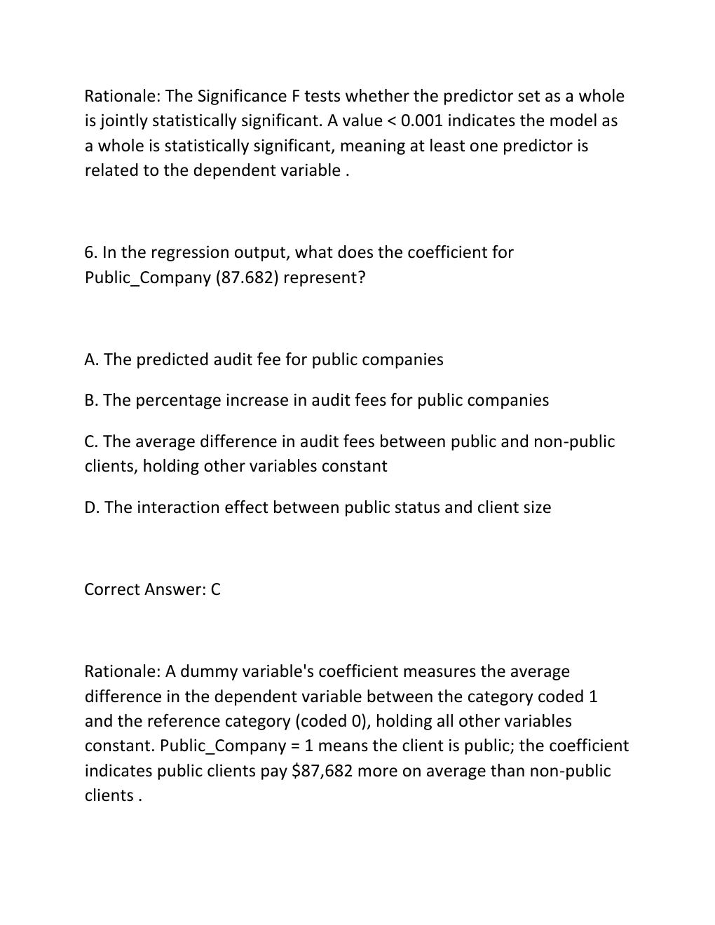 Preview page 5 of WGU D553 DATA ANALYTICS FOR ACCOUNTANTS II TASK 1 PERFORMANCE ASSESSMENT GUIDE AUDIT FEE REGRESSION EXCEL ANALYSIS AND P