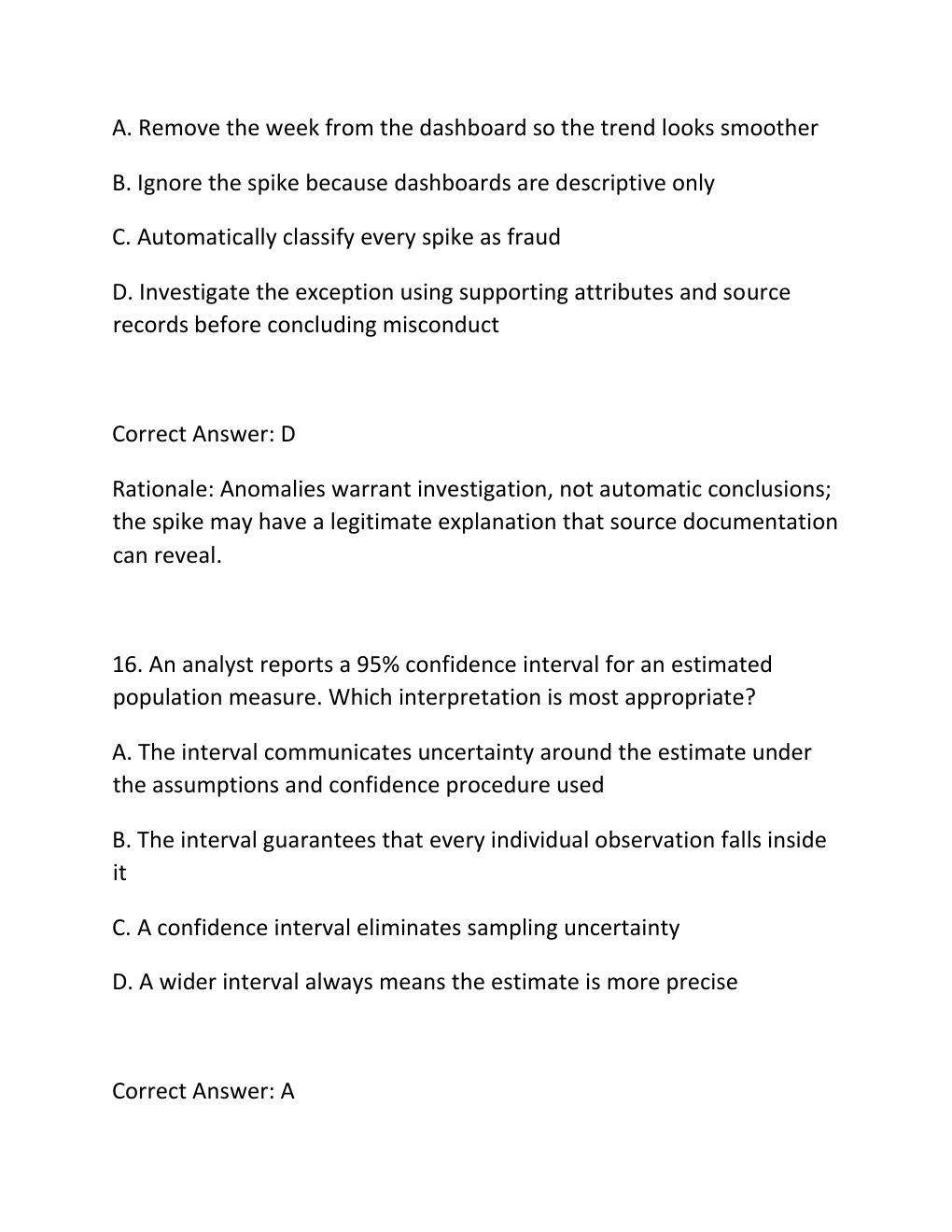 Preview page 10 of WGU D553 DATA ANALYTICS FOR ACCOUNTANTS II TASK 2 PERFORMANCE ASSESSMENT  DATA VISUALIZATION