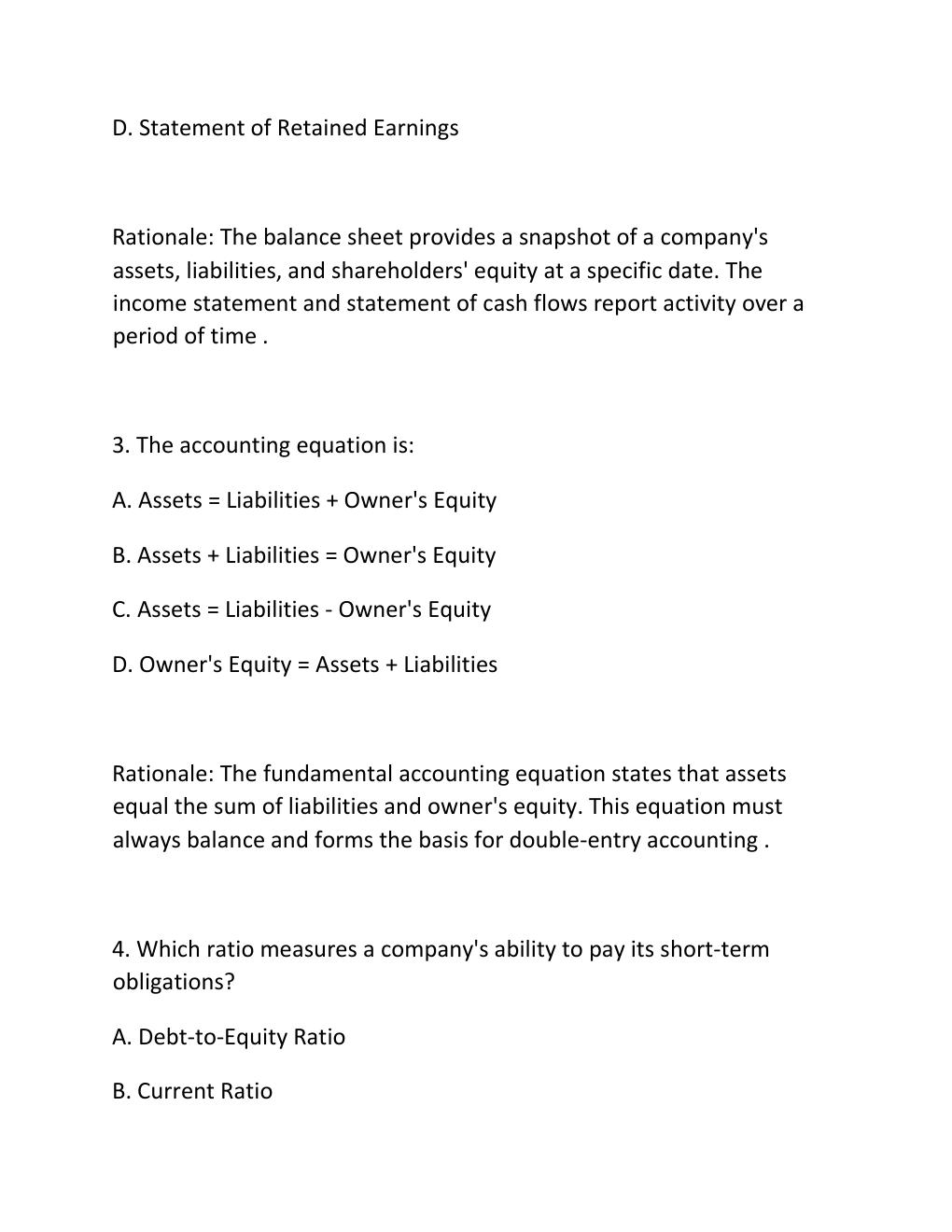Preview page 2 of WGU D556 CORPORATE FINANCIAL ANALYSIS COMPREHENSIVE OA MASTER STUDY GUIDE UPDATED FORMULAS WORKED EXAMPLES PRACTICE QUES