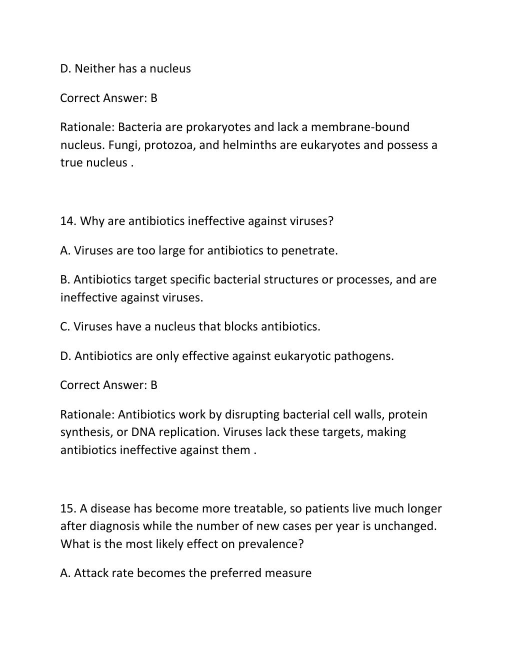 Preview page 8 of WGU D589 CHRONIC AND INFECTIOUS DISEASES OBJECTIVE ASSESSMENT COMPREHENSIVE STUDY GUIDE HLTH 3600 UPDATED OA EXAM PREP W