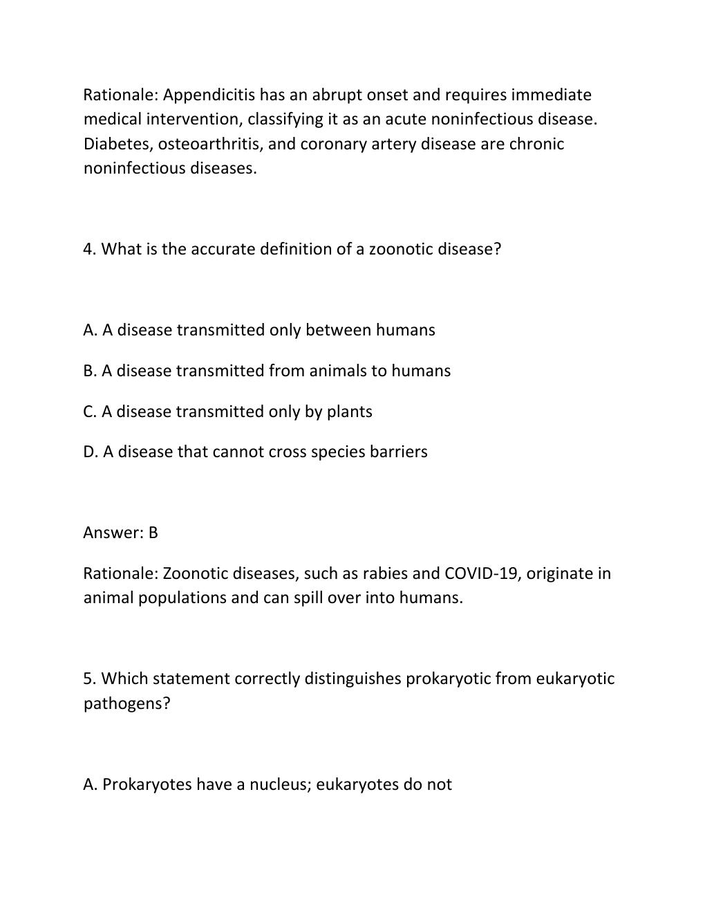Preview page 3 of WGU D589 Chronic and Infectious Diseases — Objective Assessment Practice Bank