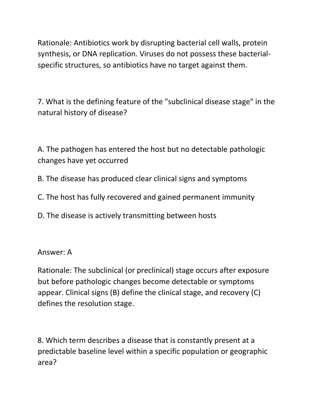 Preview page 5 of WGU D589 Chronic and Infectious Diseases — Objective Assessment Practice Bank