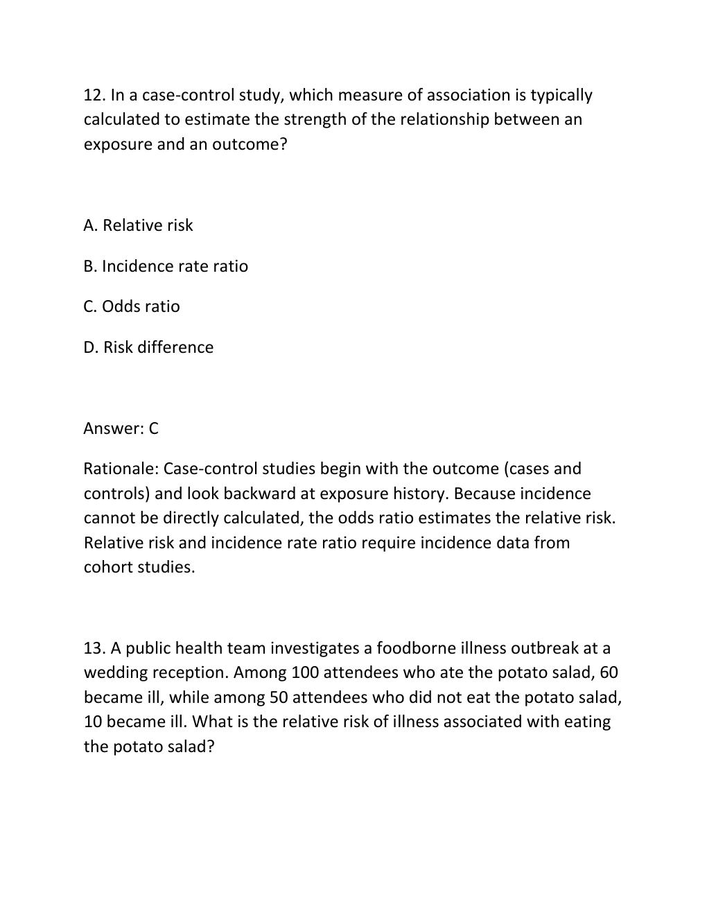 Preview page 9 of WGU D589 Chronic and Infectious Diseases — Objective Assessment Practice Bank