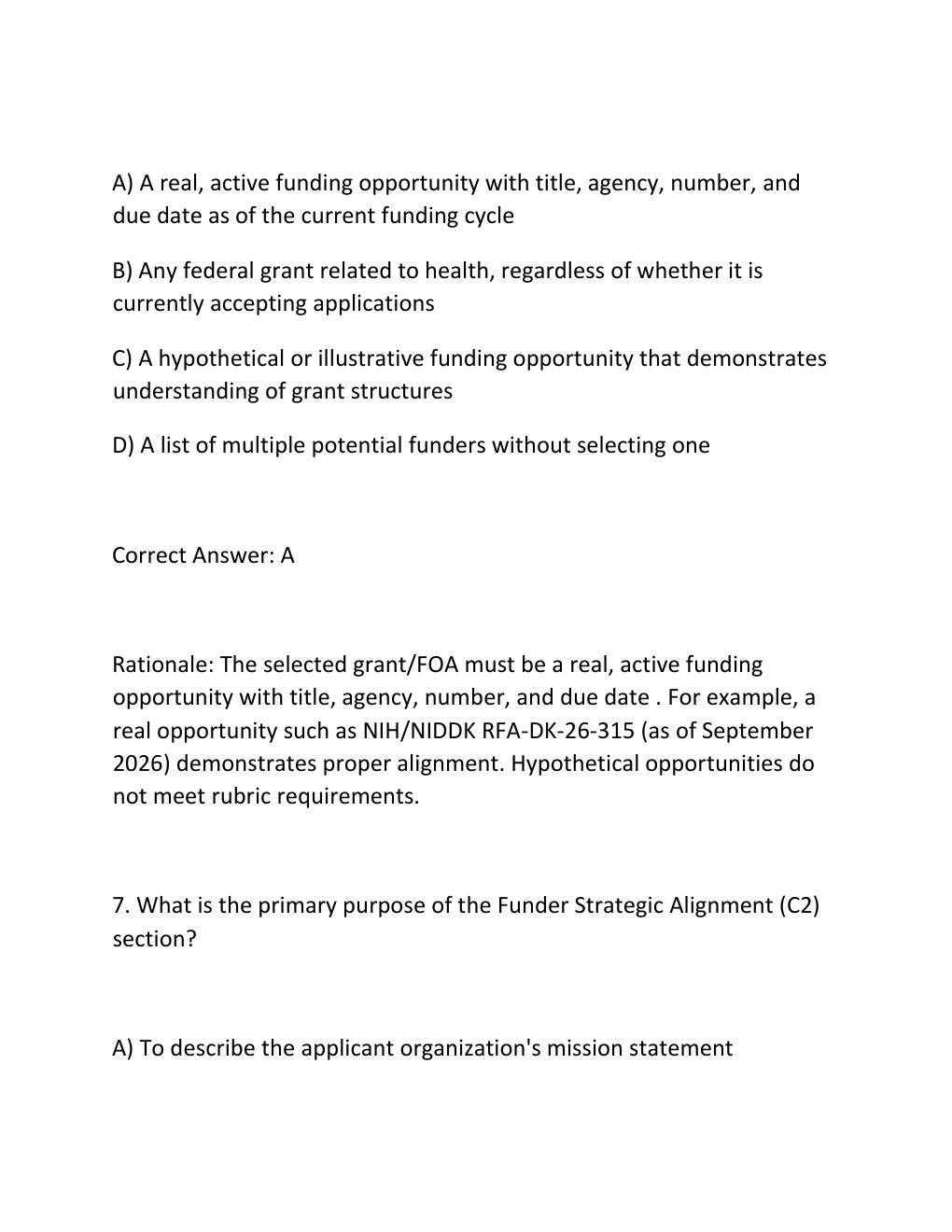Preview page 6 of WGU D591 GRANT WRITING TASK 1 PERFORMANCE ASSESSMENT TYPE 2 DIABETES NEEDS ASSESSMENT