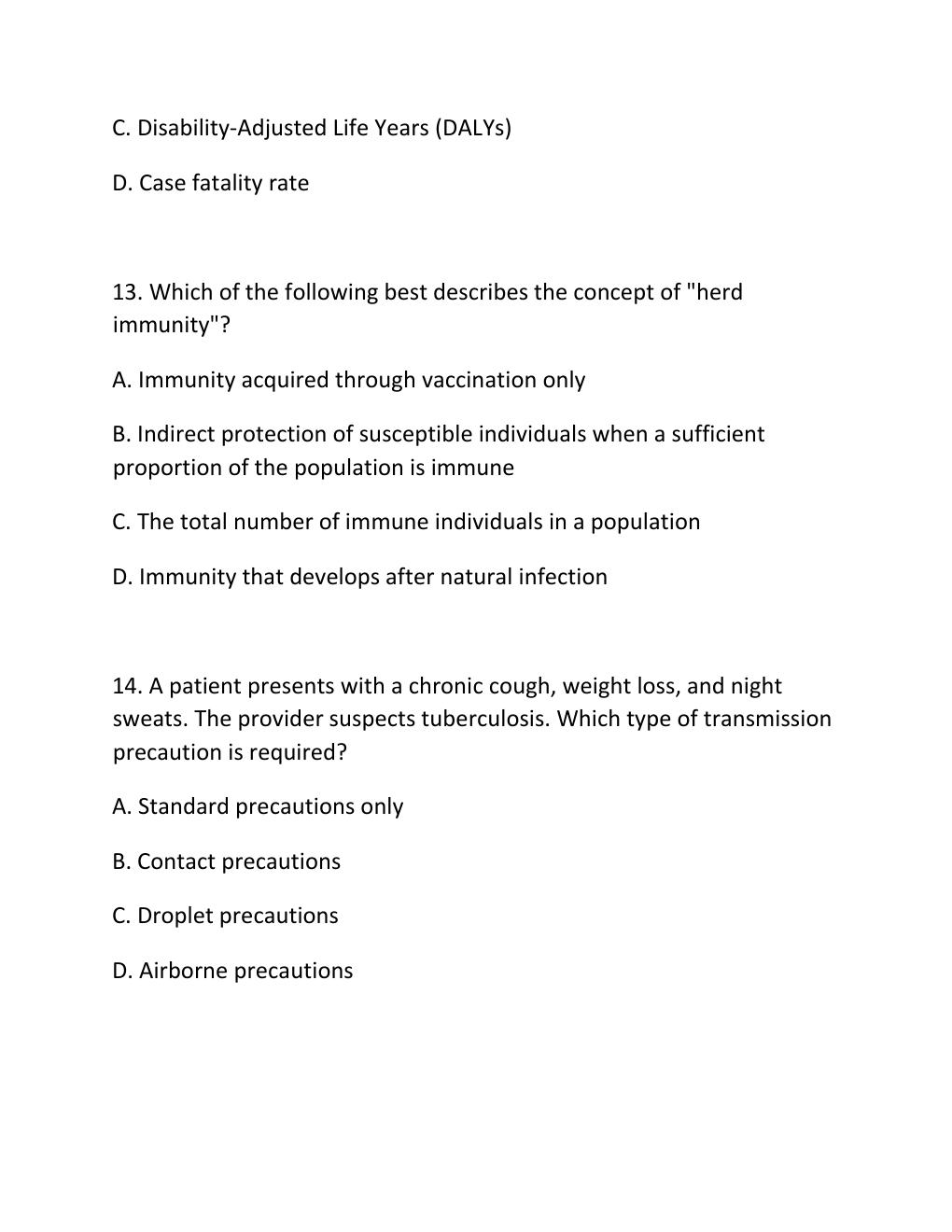 Preview page 6 of WGU D589 CHRONIC AND INFECTIOUS DISEASES OBJECTIVE ASSESSMENT V