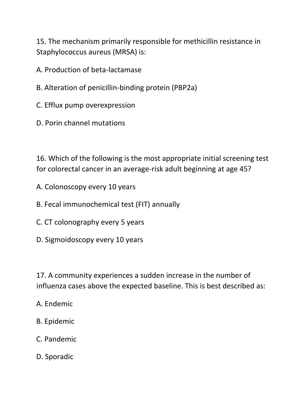 Preview page 7 of WGU D589 CHRONIC AND INFECTIOUS DISEASES OBJECTIVE ASSESSMENT V