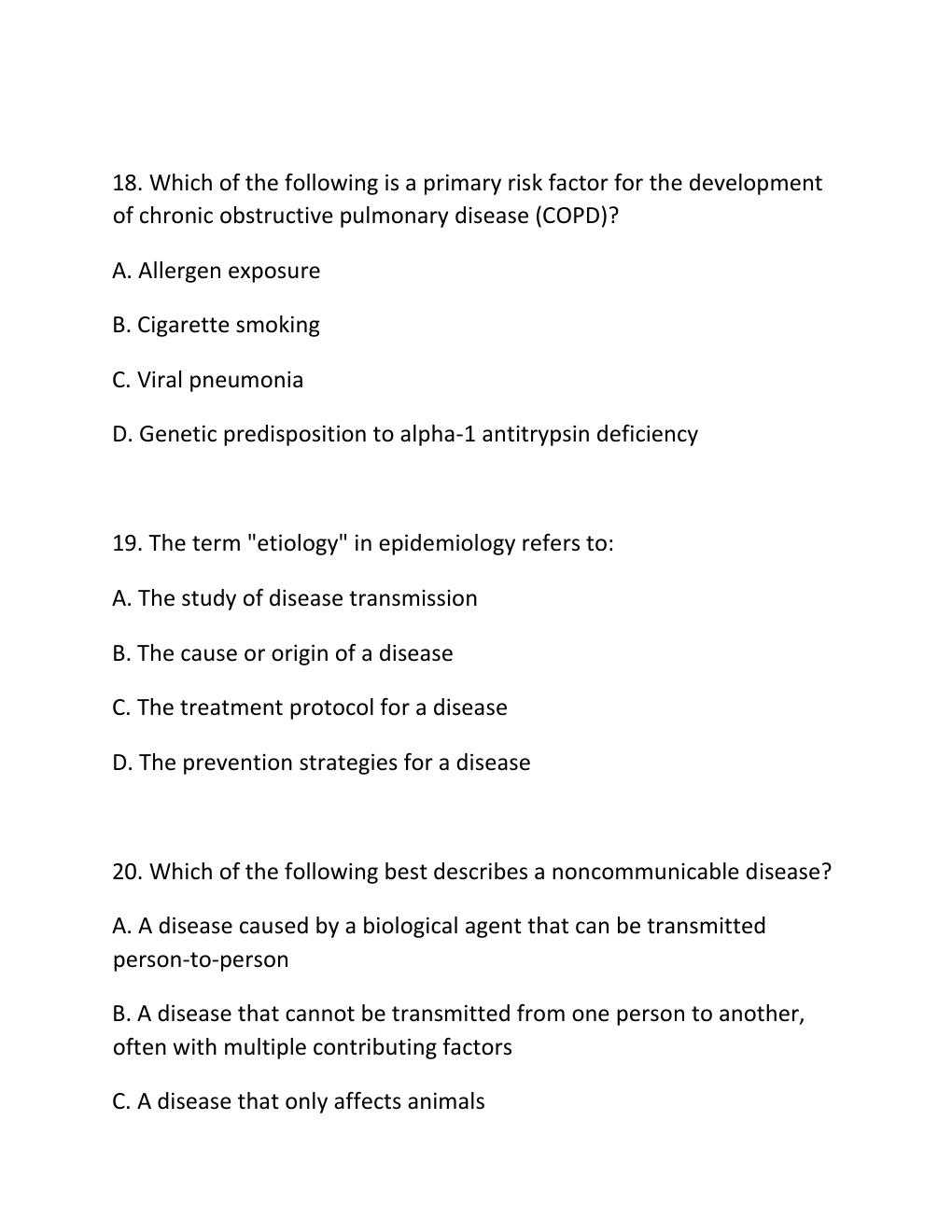 Preview page 8 of WGU D589 CHRONIC AND INFECTIOUS DISEASES OBJECTIVE ASSESSMENT V