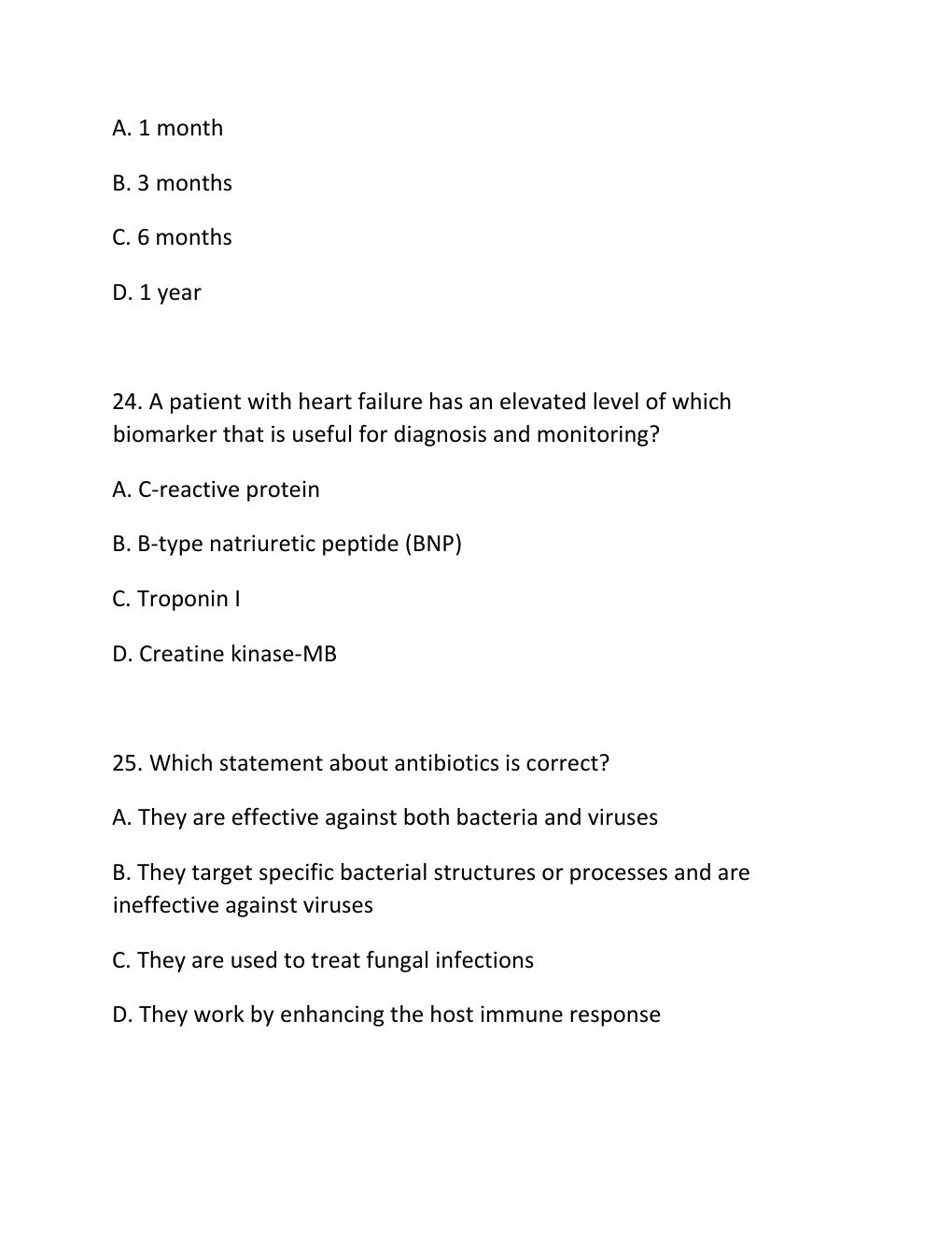 Preview page 10 of WGU D589 CHRONIC AND INFECTIOUS DISEASES OBJECTIVE ASSESSMENT V