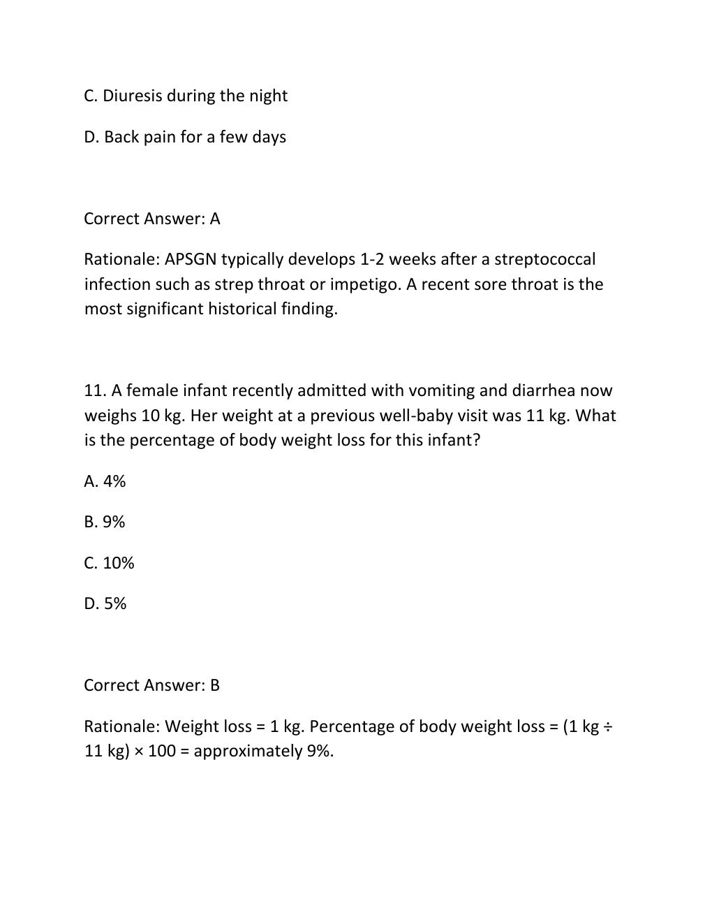 Preview page 7 of RN HESI PEDIATRIC EXAM ACTUAL HESI RN PEDIATRIC VERSION 3