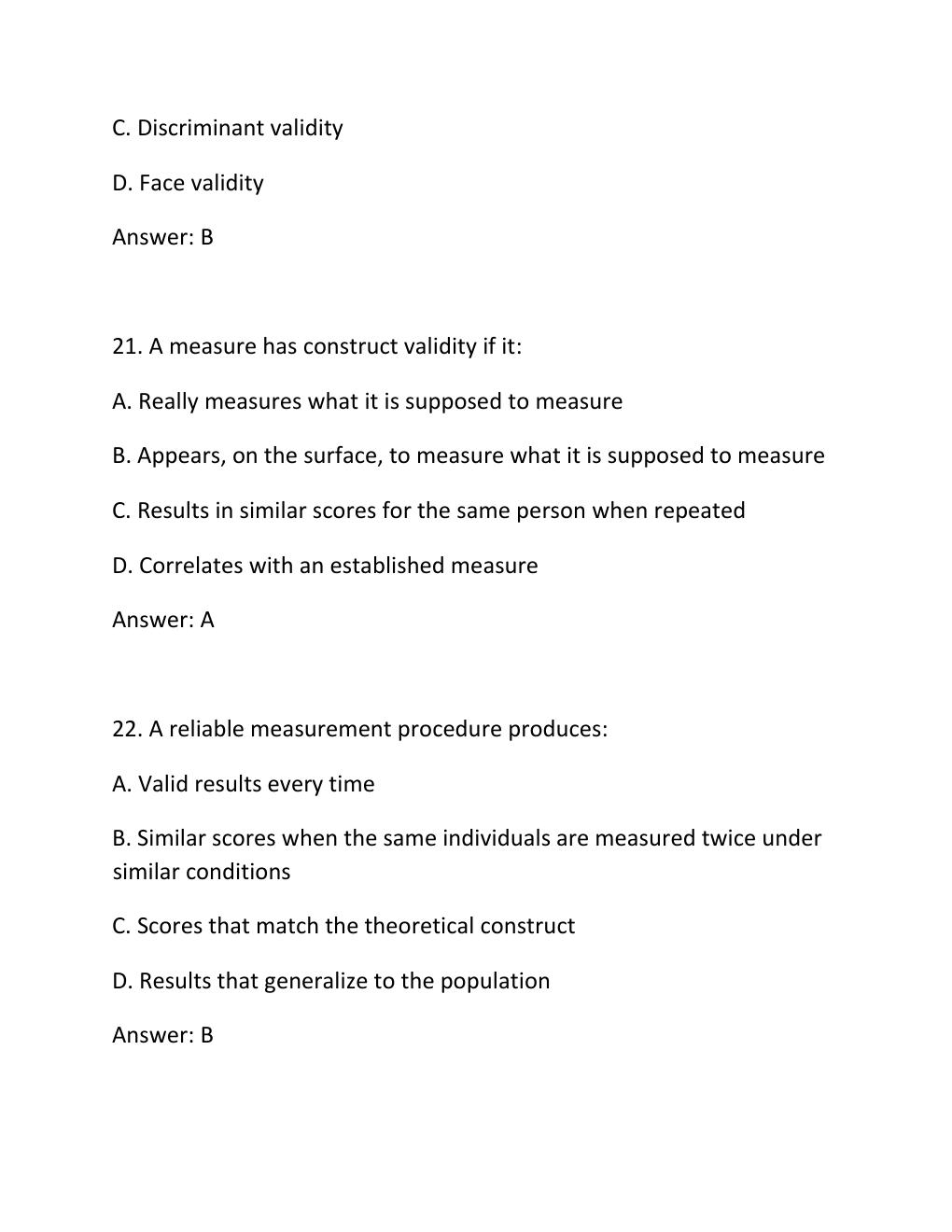 Preview page 9 of PSYC 255 EXPERIMENTAL RESEARCH METHODS, HYPOTHESIS TESTING, DEFINITIONS & MEASUREMENT QUIZ QUESTIONS AND ANSWERS 2026 UP