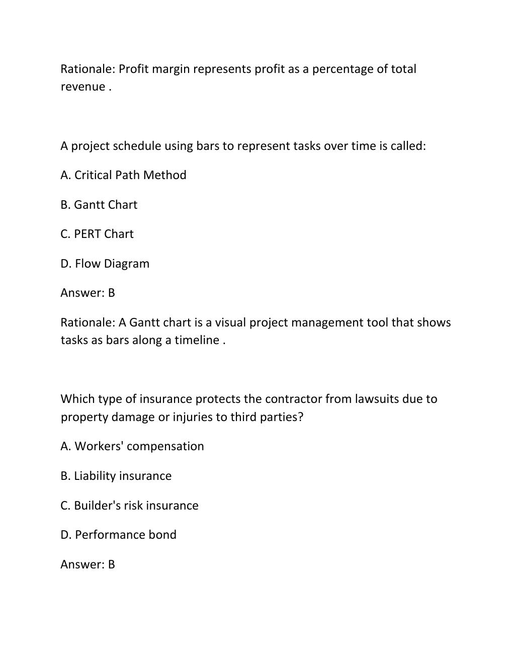 Preview page 6 of SPRINGFIELD BUILDING CONTRACTOR EXAM PRACTICE QUESTIONS AND CORRECT ANSWERS