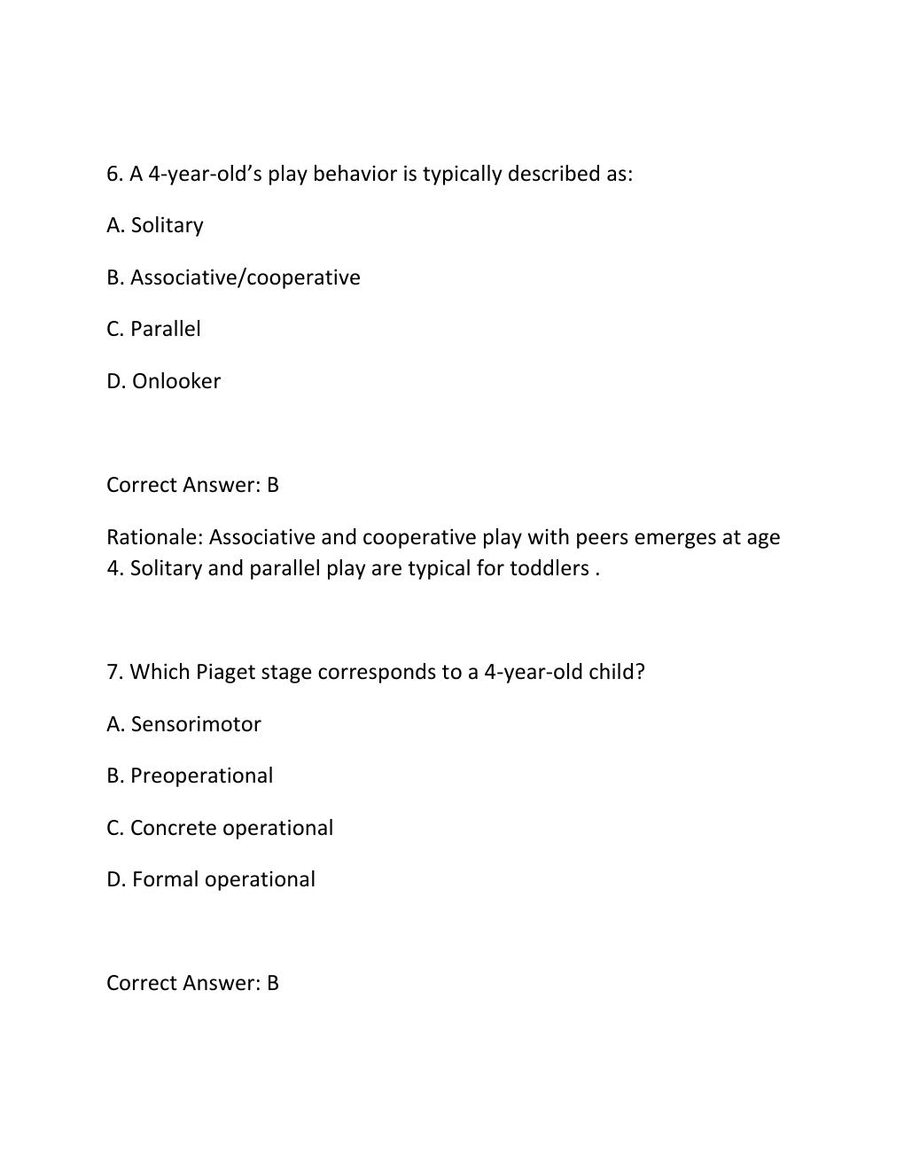 Preview page 4 of SENTINEL U ADVANCED PRACTICE SERIES PEDIATRIC WELLNESS ALONZO HARWOOD COMPLETE SIMULATION ACTIVITY REPORT ASSESSMENT DIA
