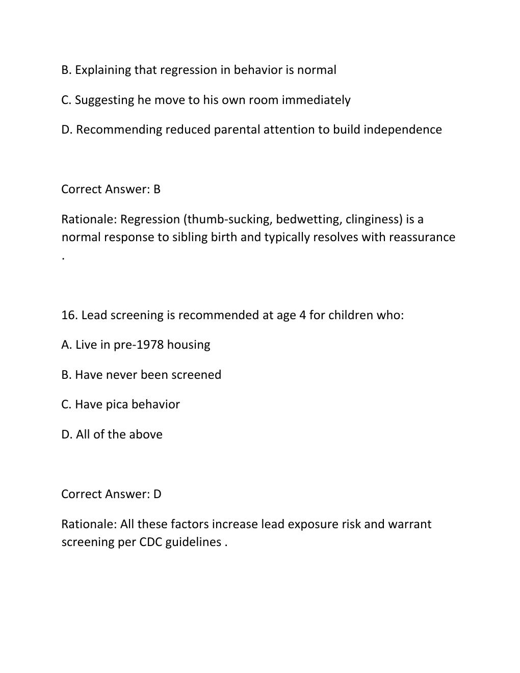 Preview page 9 of SENTINEL U ADVANCED PRACTICE SERIES PEDIATRIC WELLNESS ALONZO HARWOOD COMPLETE SIMULATION ACTIVITY REPORT ASSESSMENT DIA