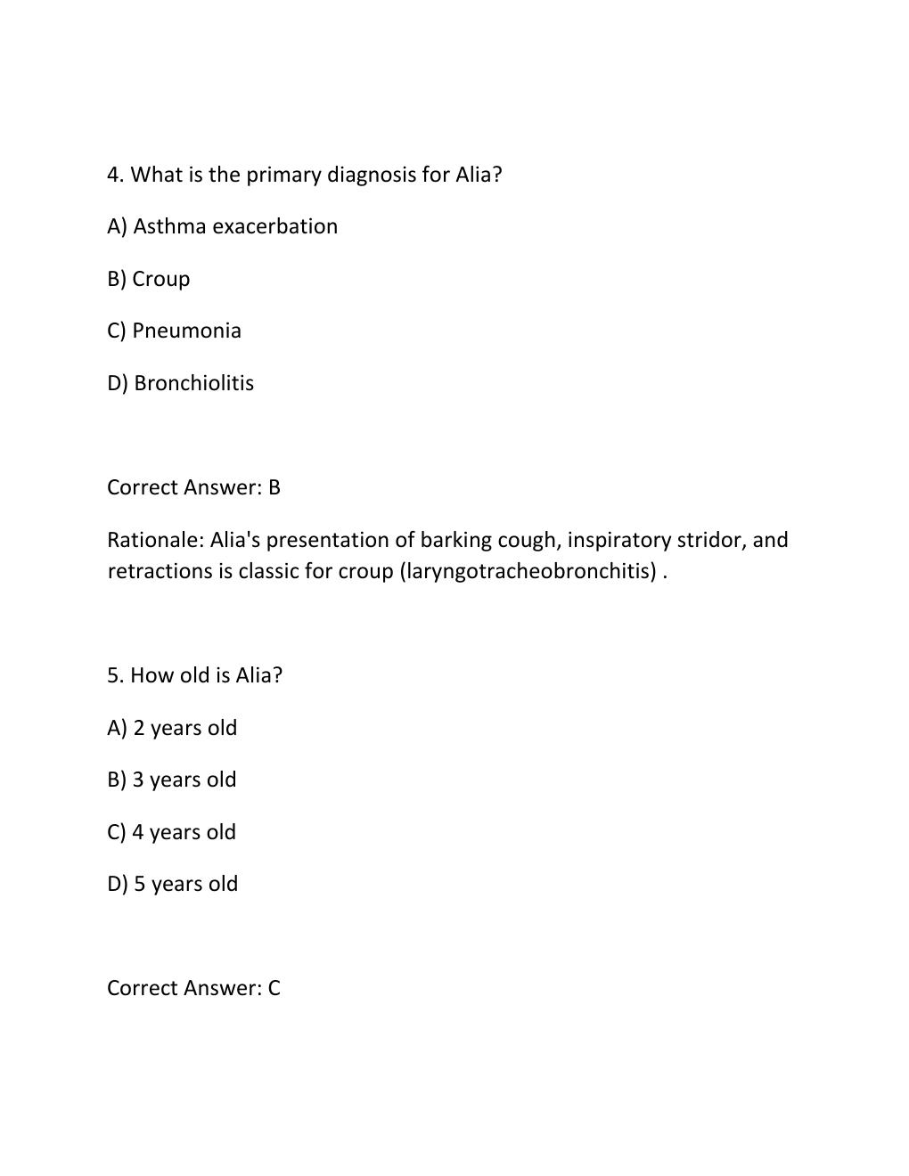Preview page 3 of SENTINEL U ADVANCED PRACTICE SERIES PEDIATRIC WELLNESS ALIA GHANNAM COMPLETE SIMULATION ACTIVITY REPORT EHR ASSESSMENT D