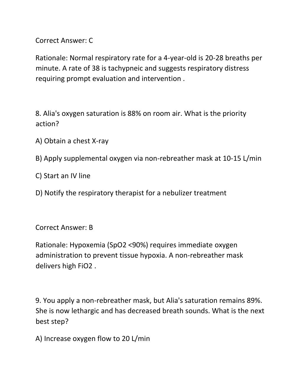 Preview page 5 of SENTINEL U ADVANCED PRACTICE SERIES PEDIATRIC WELLNESS ALIA GHANNAM COMPLETE SIMULATION ACTIVITY REPORT EHR ASSESSMENT D