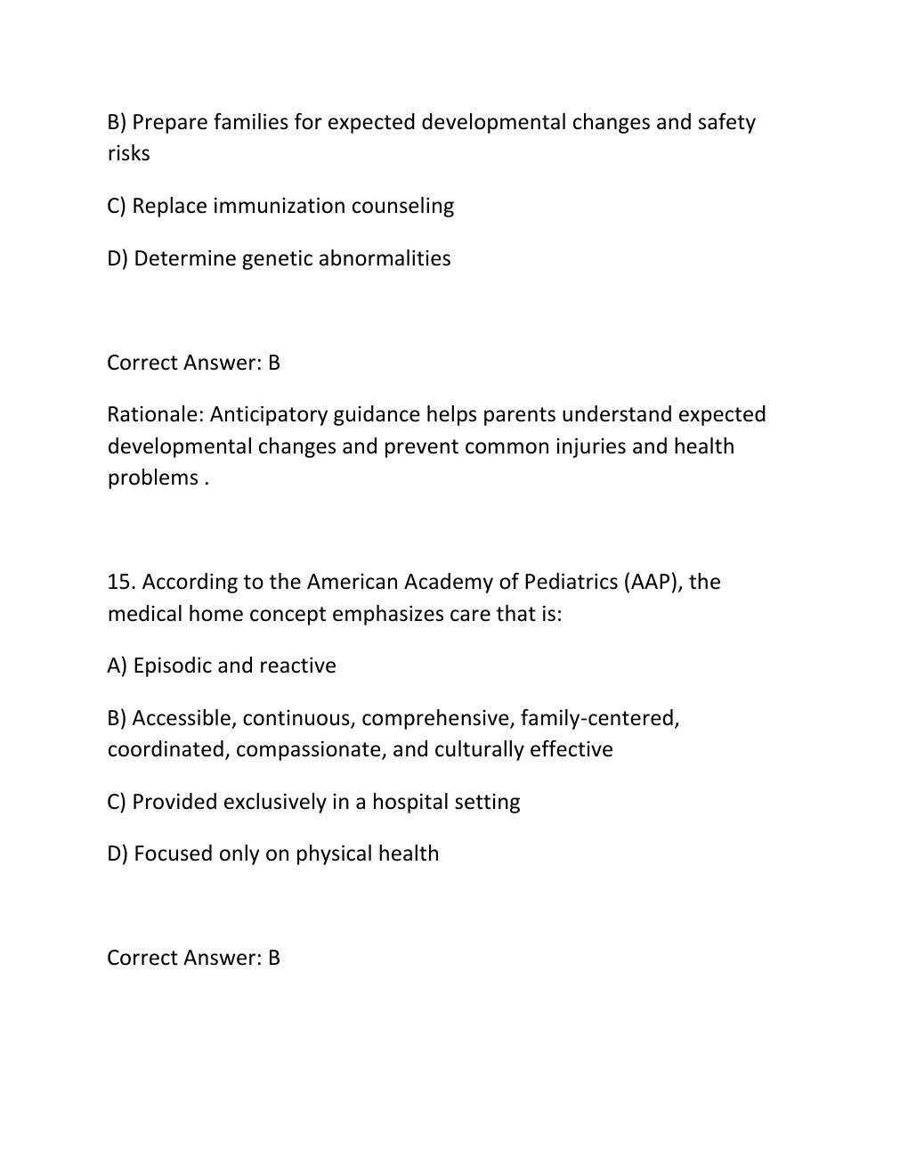 Preview page 9 of SENTINEL U ADVANCED PRACTICE SERIES PEDIATRIC WELLNESS ALIA GHANNAM COMPLETE SIMULATION ACTIVITY REPORT EHR ASSESSMENT D